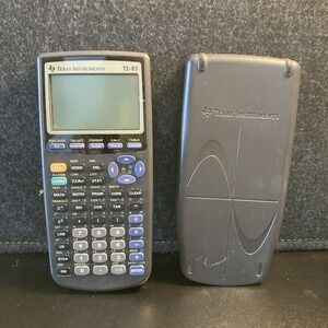 Texas Instruments TI-83 Graphing‎ Calculator - Black With Cover Works